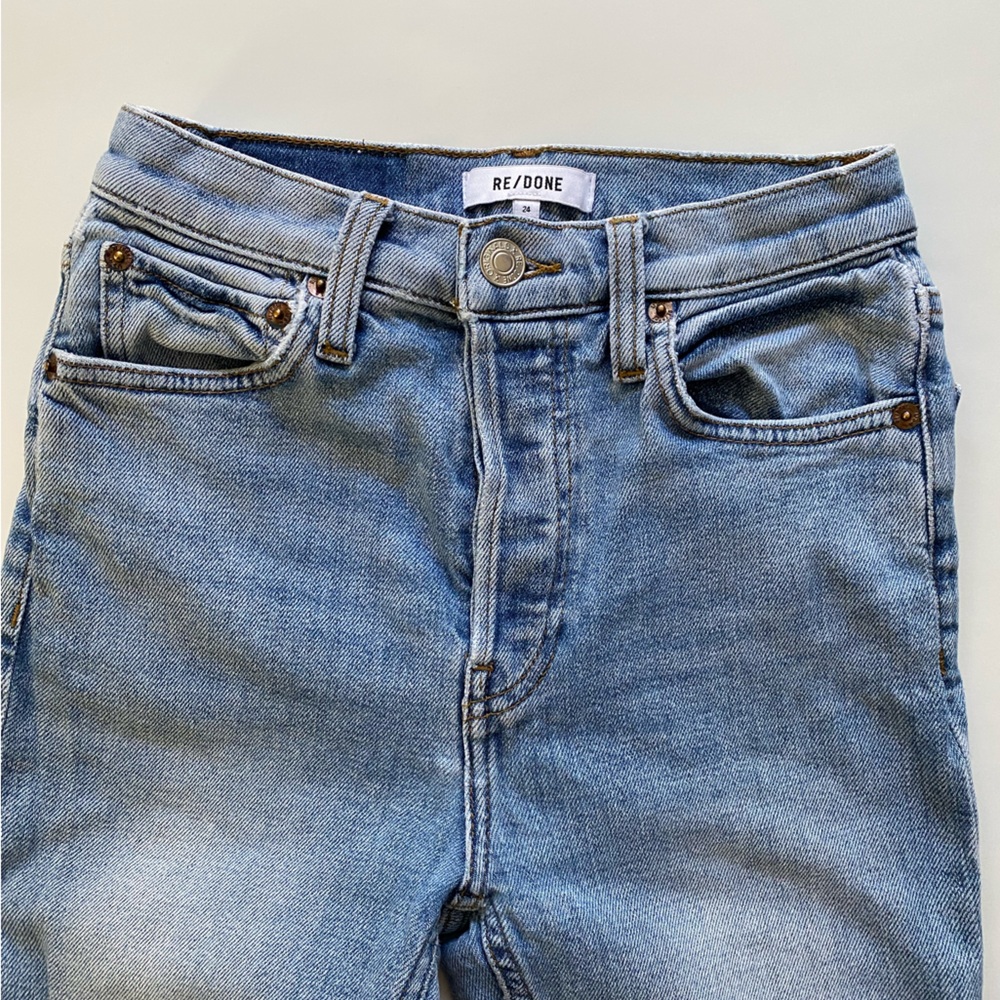 Redone 90s high rise crop ankle